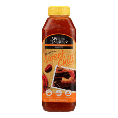 World Harbor Sweet Chili Marinade and Sauce, 16 Fl Oz. (Pack of 6)