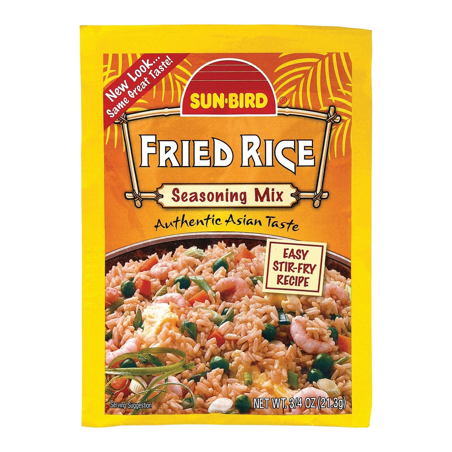 Sunbird Fried Rice Seasoning Mix, 0.75 oz. (Pack of 24)