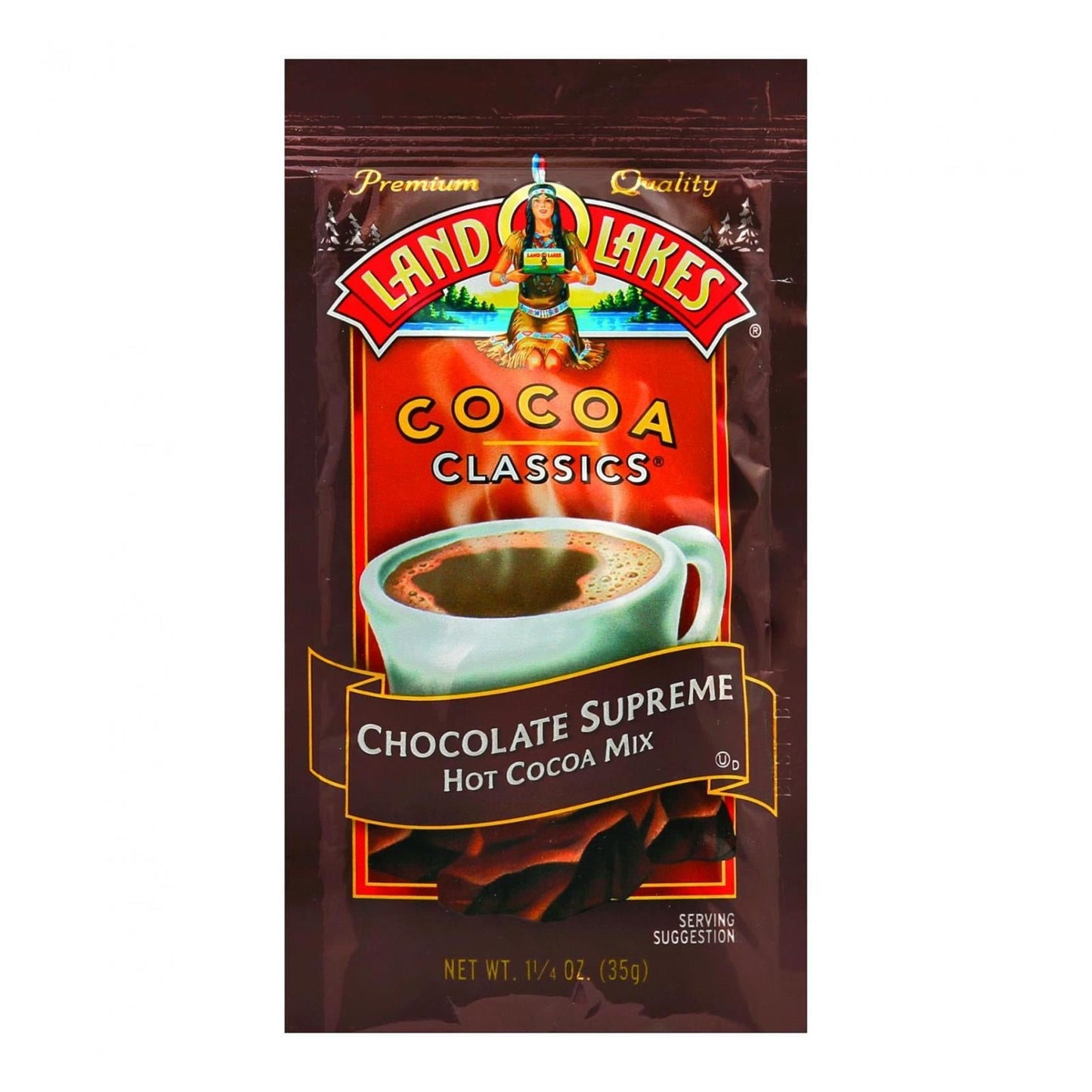 Land O'Lakes Cocoa Classic Mix Hot Cocoa (12 Pack - 1.25 Oz Pouches)