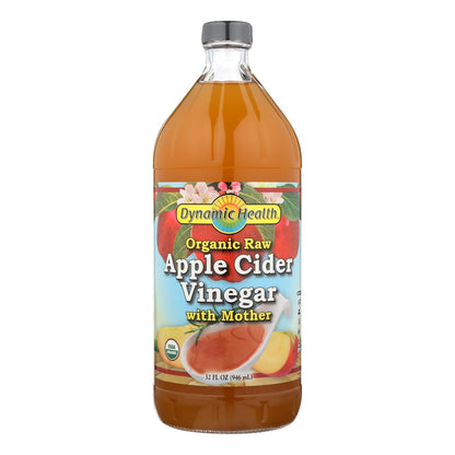 Dynamic Health Organic Apple Cider Vinegar with Mother (32 Oz.)