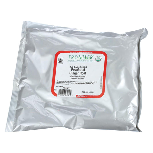 Fair Trade Organic Ground Ginger Root Powder - 1lb