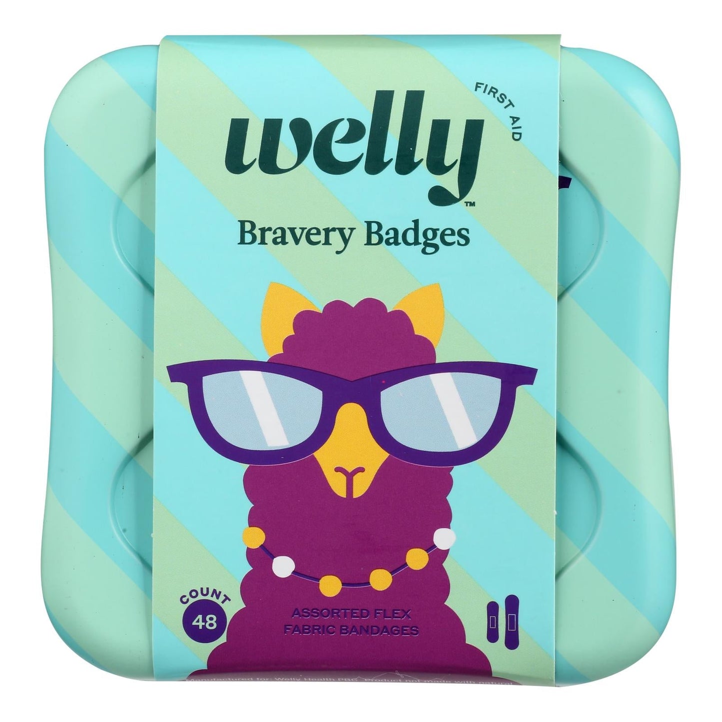 Welly 1st Aid Adhesive Bandages for Pets, (Pack of 6 - 48 Count)