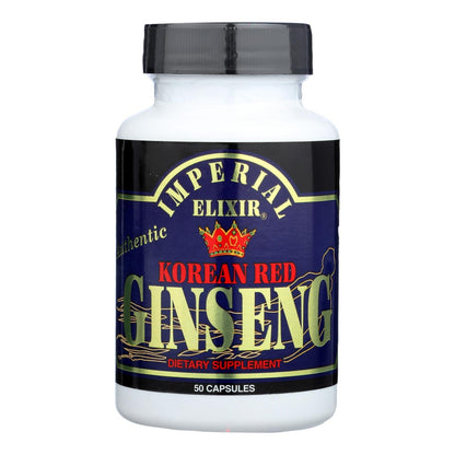 Imperial Elixir Korean Red Ginseng Extract, 50 Capsules