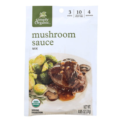 Simply Organic - Mushroom Sauce Mix - 0.85 Oz. (Case of 12)