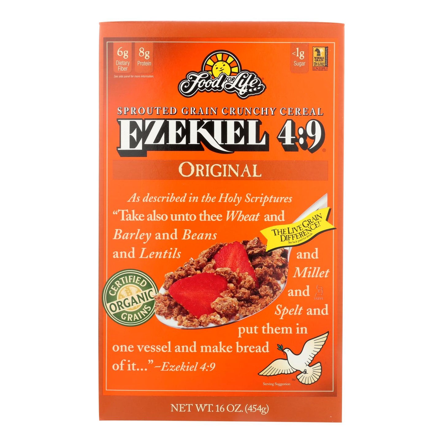 Food For Life Baking Co. Organic Ezekiel 4-9 Sprouted Whole Grain Cereal 16 Oz