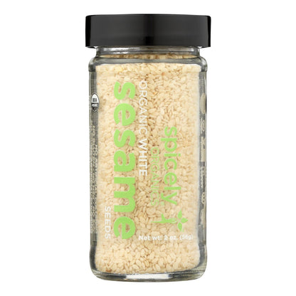 Organic White Sesame Seeds, 3-Pack (2 Oz. Each) by Spicely Organics