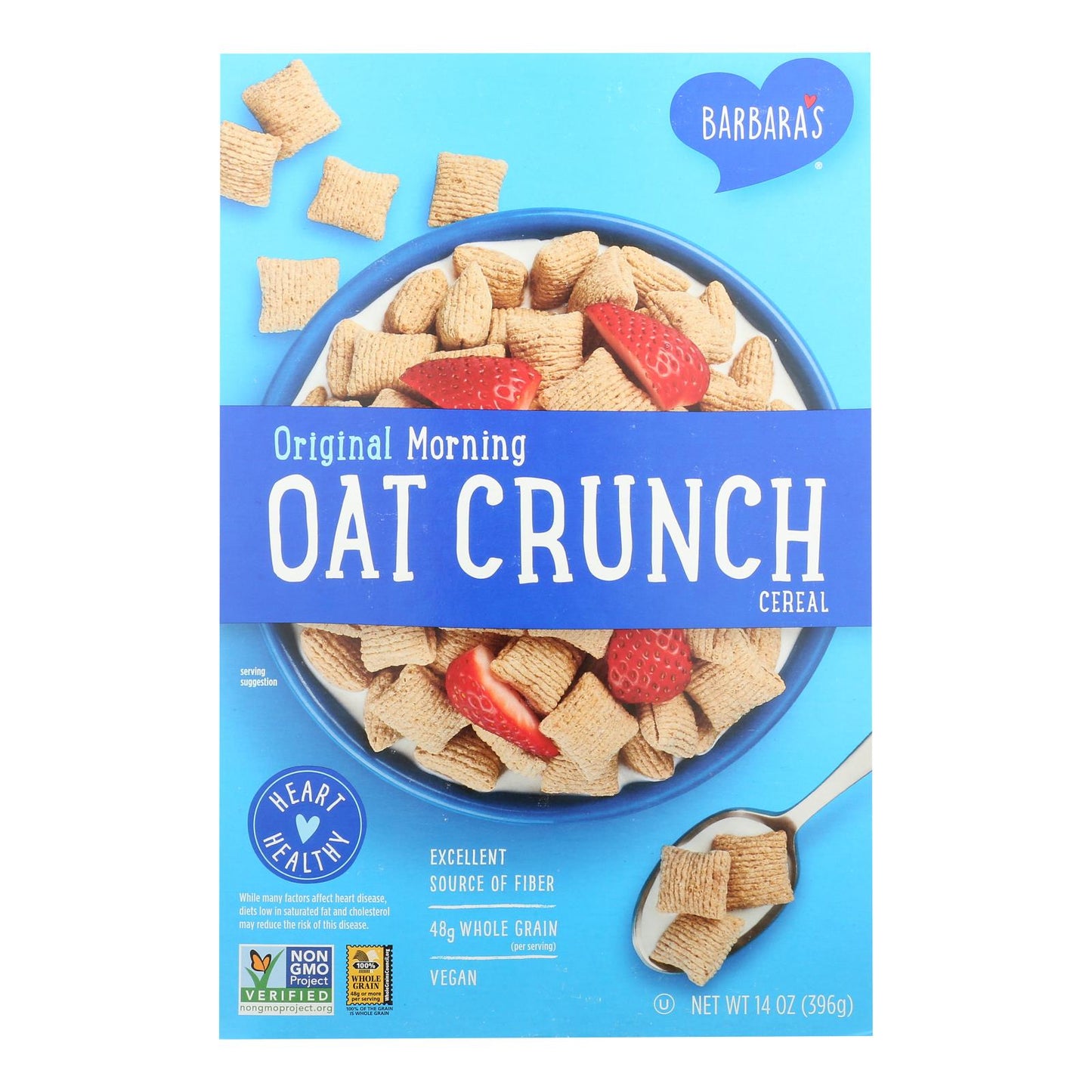 Bulk 12-Pack, Barbara's Bakery Original Morning Oat Crunch Cereal (14 Oz. Each)