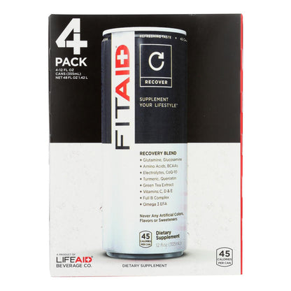 FitAid Performance Recovery Drink by Lifeaid Beverage Company (Pack of 6-12 Fl Oz)