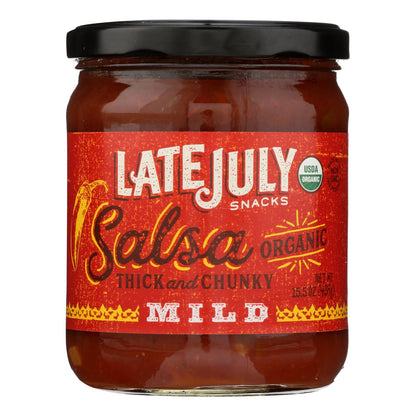 Late July Snacks Salsa (Pack of 12) - Mild - 15.5 Oz.