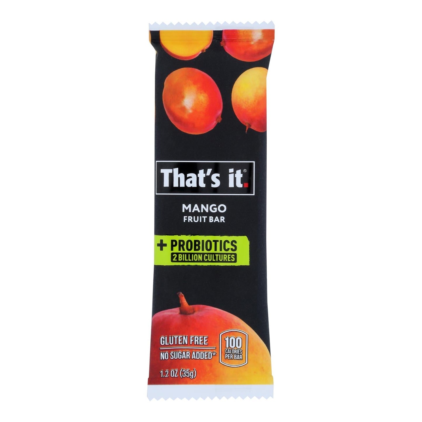 That's It - Probiotic Fruit Bar, Mango Flavor - 1.2 Oz - Case of 12