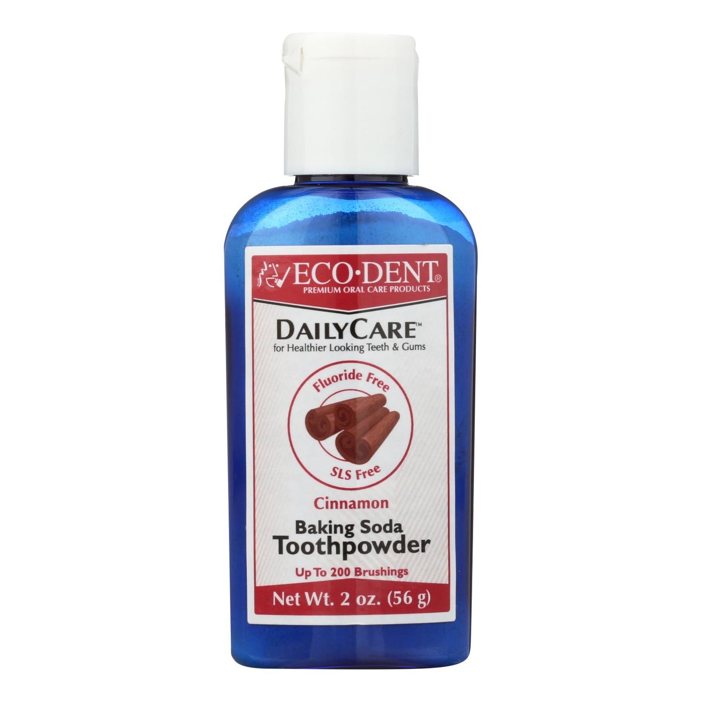 Eco-Dent Daily Care Cinnamon Flavor Toothpowder - 2 Oz