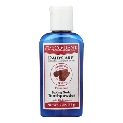 Eco-Dent Daily Care Cinnamon Flavor Toothpowder - 2 Oz