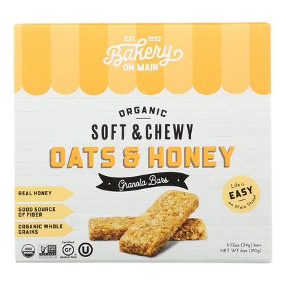 Bakery On Main Granola Bar Oats & Honey (Pack of 6, 5.1oz Each)