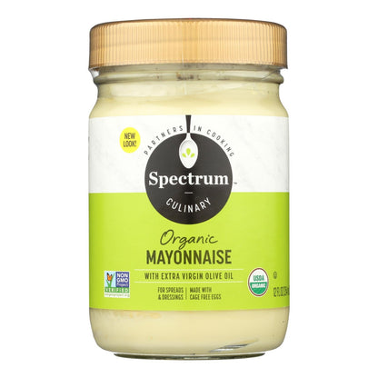 Spectrum Naturals Organic Olive Oil Mayonnaise - 12 Oz. (Pack of 12)