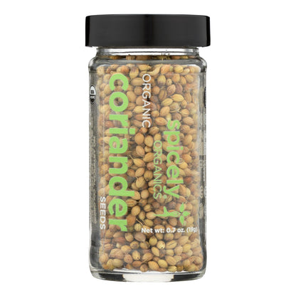 Spicely Organics Organic Coriander Seeds - 0.7 Oz, Pack of 3