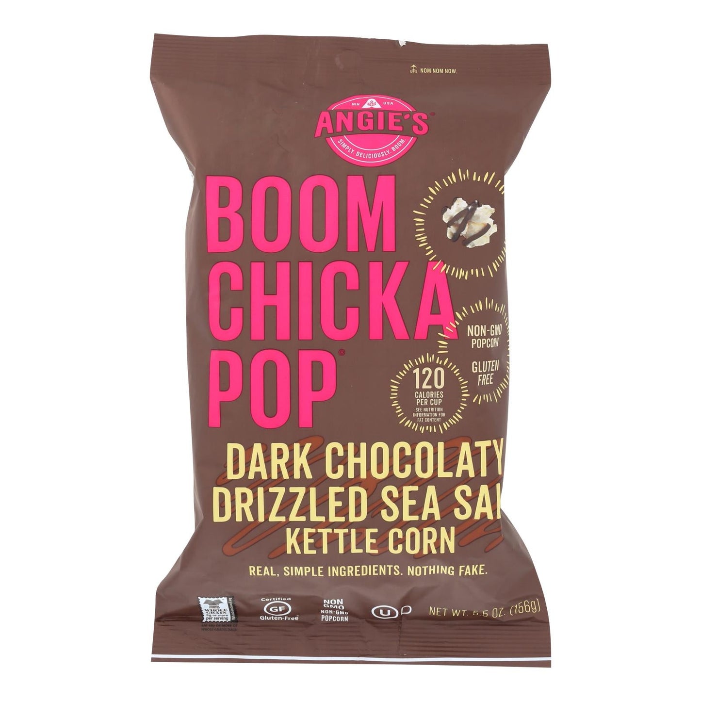 Angie’s Kettle Corn Dark Chocolaty Drizzled Sea Salt, 12-Pack
