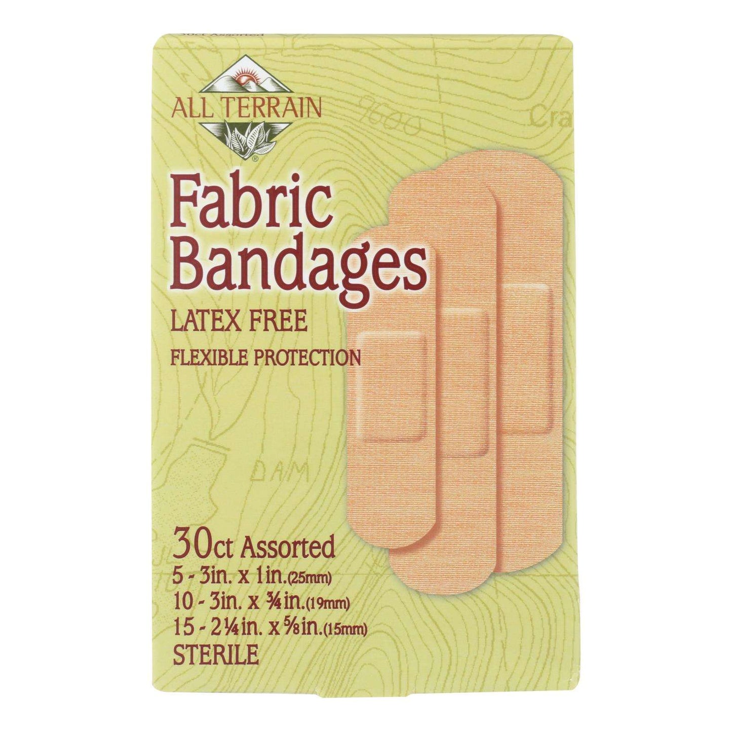 All-Terrain Assorted Bandages for Adventures (Pack of 30)