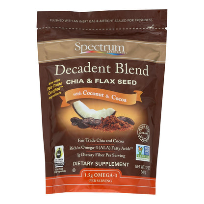 Spectrum Essential Organic Cocoa Coconut Chia Flax Blend