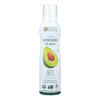 Chosen Foods 100% Pure Avocado Oil, Pack of 6, 4.7 Fl Oz Each