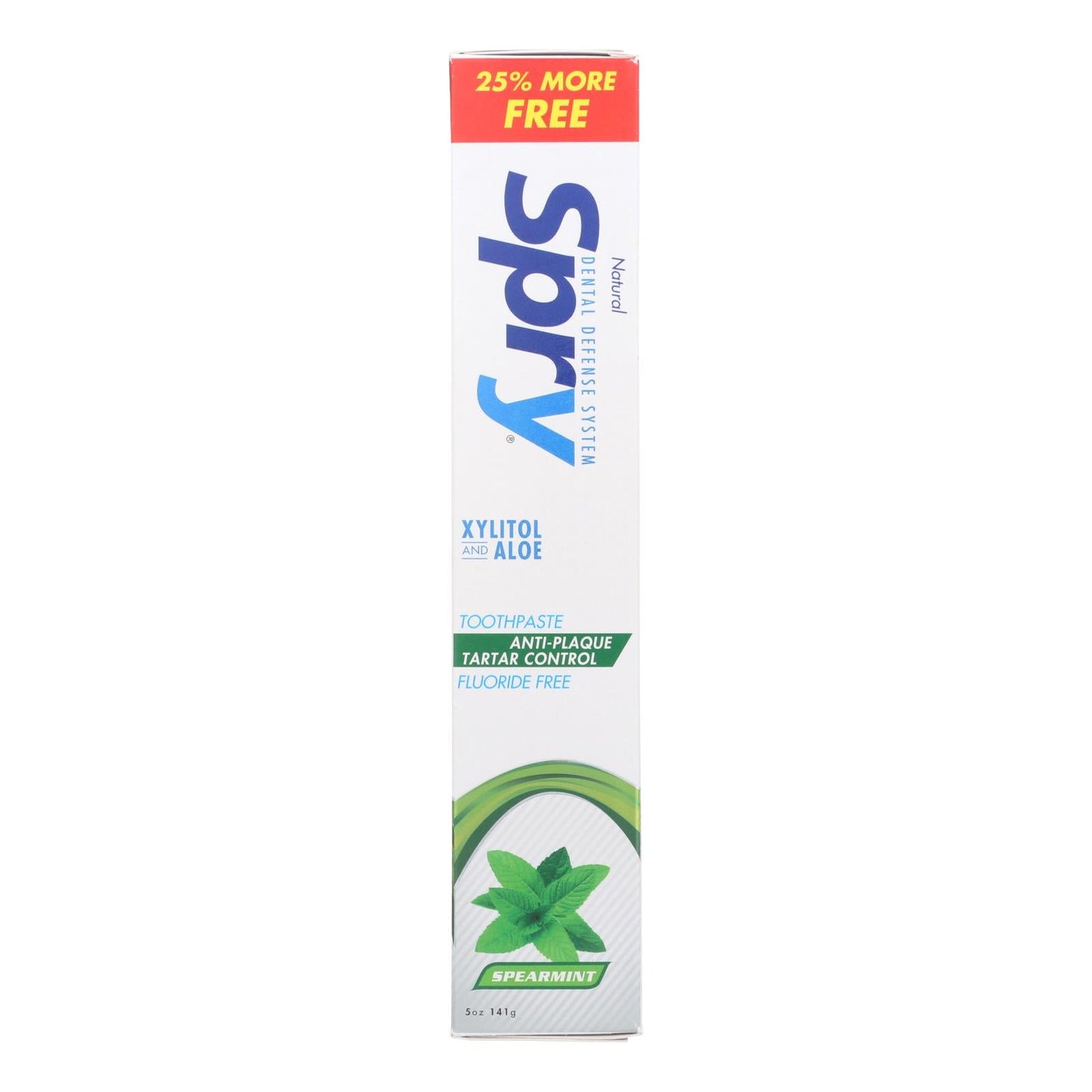 Spry Xylitol Enhanced Spearmint Toothpaste, 5 Oz.