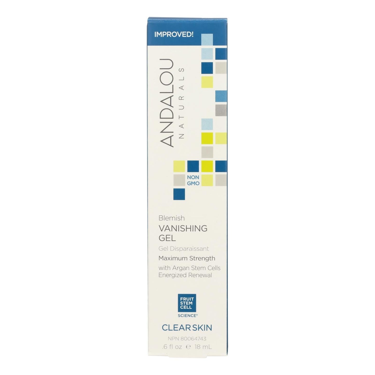 Andalou Naturals Brightening Blemish Vanishing Gel, .6 Oz.