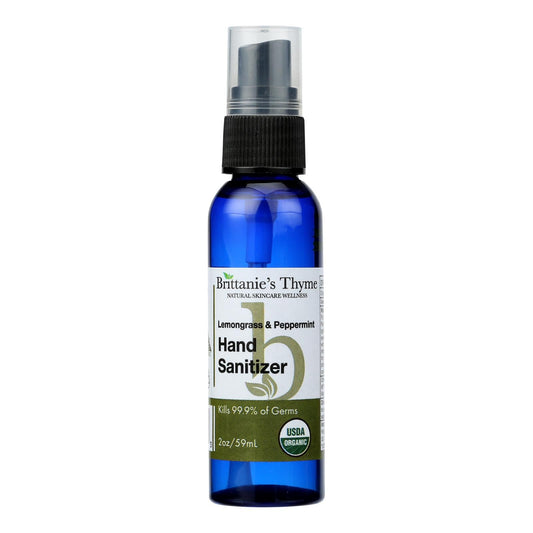 Brittanie's Thyme Organic Lemongrass Hand Sanitizer (2 Oz.)