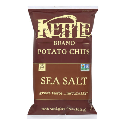 Kettle Brand Sea Salt Potato Chips | 5 Oz. Bag | Pack of 15