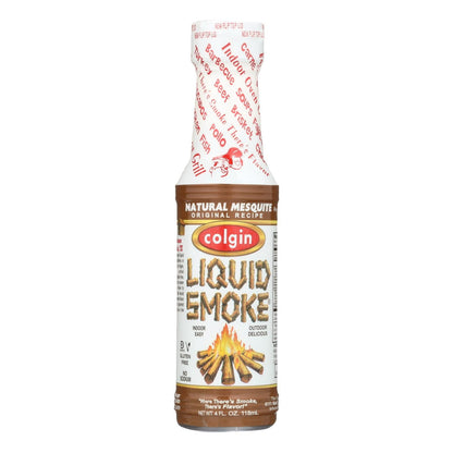 Colgin Mesquite Liquid Smoke, 4 fl oz, Pack of 6