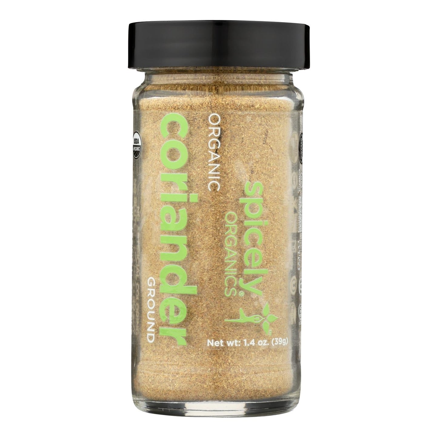 Spicely Organics Organic Ground Coriander, 1.4 Oz. Pack of 3