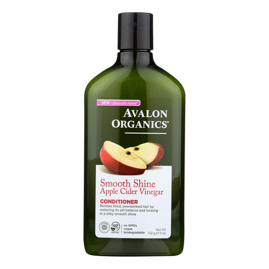 Avalon Smoothing Conditioner with Apple Cider Vinegar for Nourished, Shiny Hair (11 Oz.)