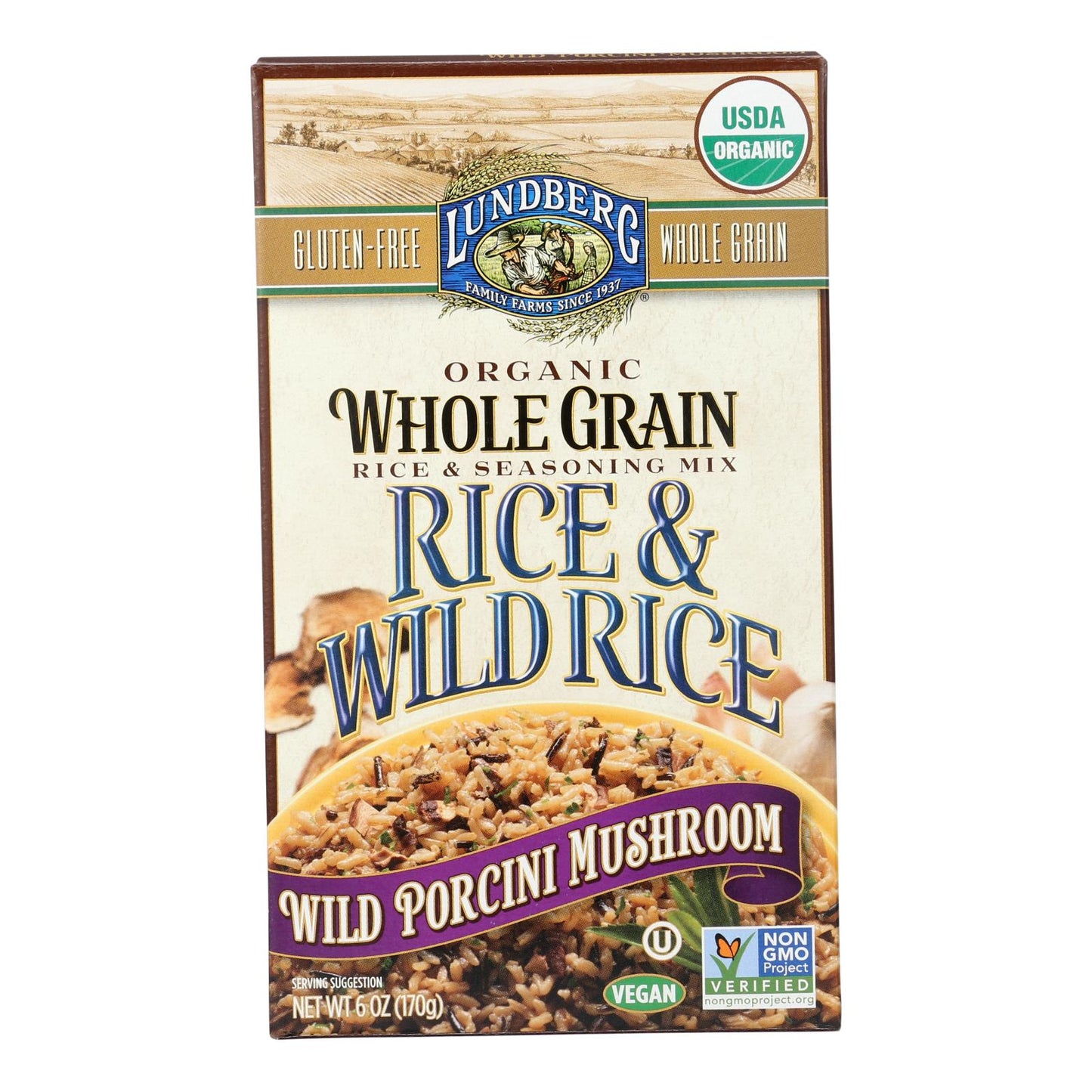 Lundberg Family Farms Whole Grain & Wild Rice Mega Pack (6 - 6 oz. Bags)