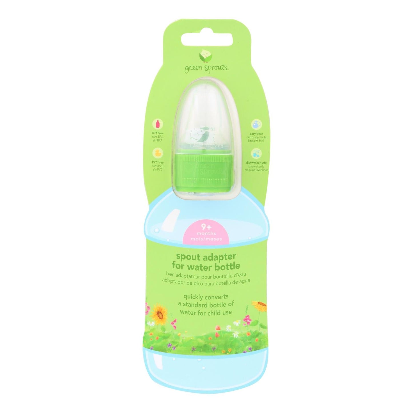 Green Sprouts Transition Bottle Cap Adapter for Toddlers (6-24 Months)