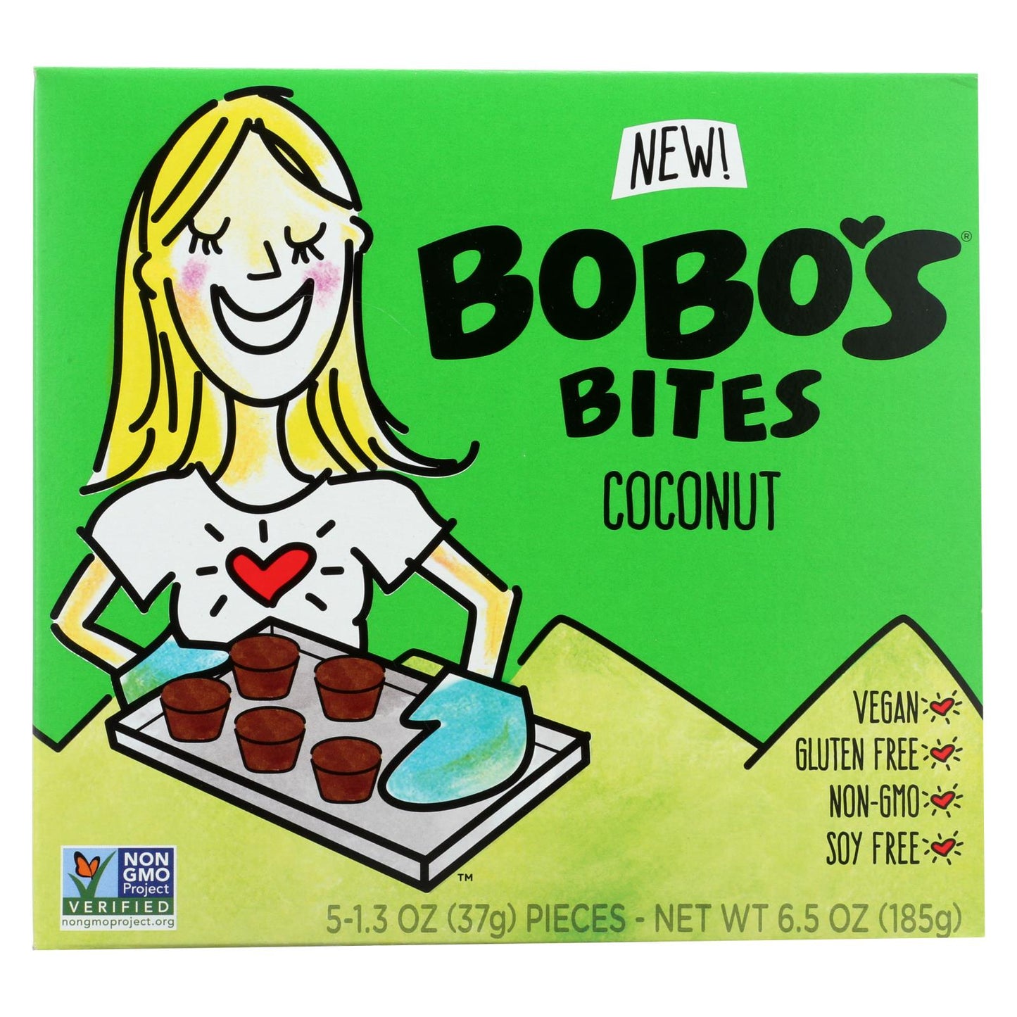 Bobo's Oat Bites: Deliciously Chewy Coconut Goodness in a Pack of 6