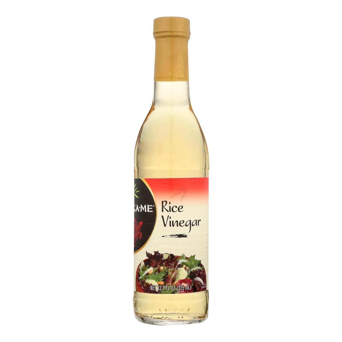 Ka'me Organic Seasoned Rice Vinegar, Pack of 12, 12.7 Fl Oz.