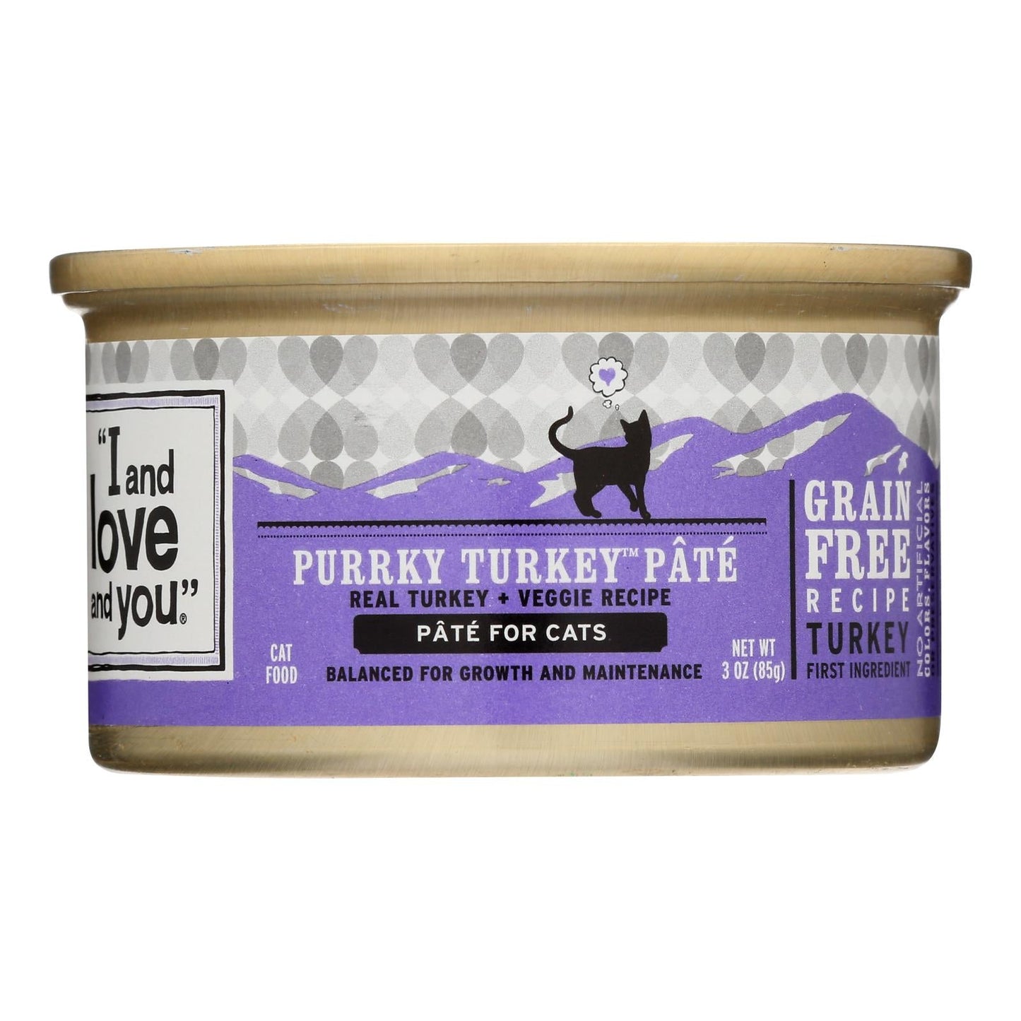 Purrky Turkey Recipe Wet Cat Food, High in Protein (Pack of 24 - 3 Oz.)