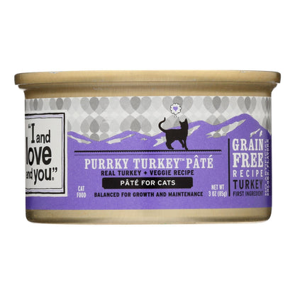 Purrky Turkey Recipe Wet Cat Food, High in Protein (Pack of 24 - 3 Oz.)