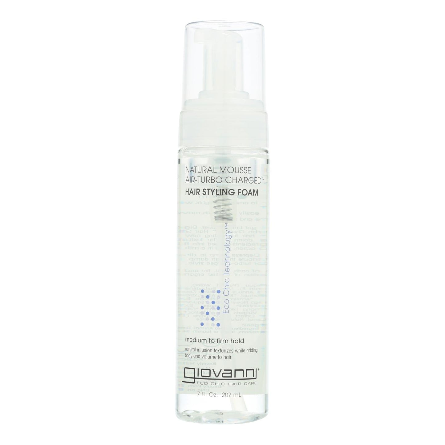 Giovanni Air-Turbo Charged Natural Styling Mousse, 7 oz.