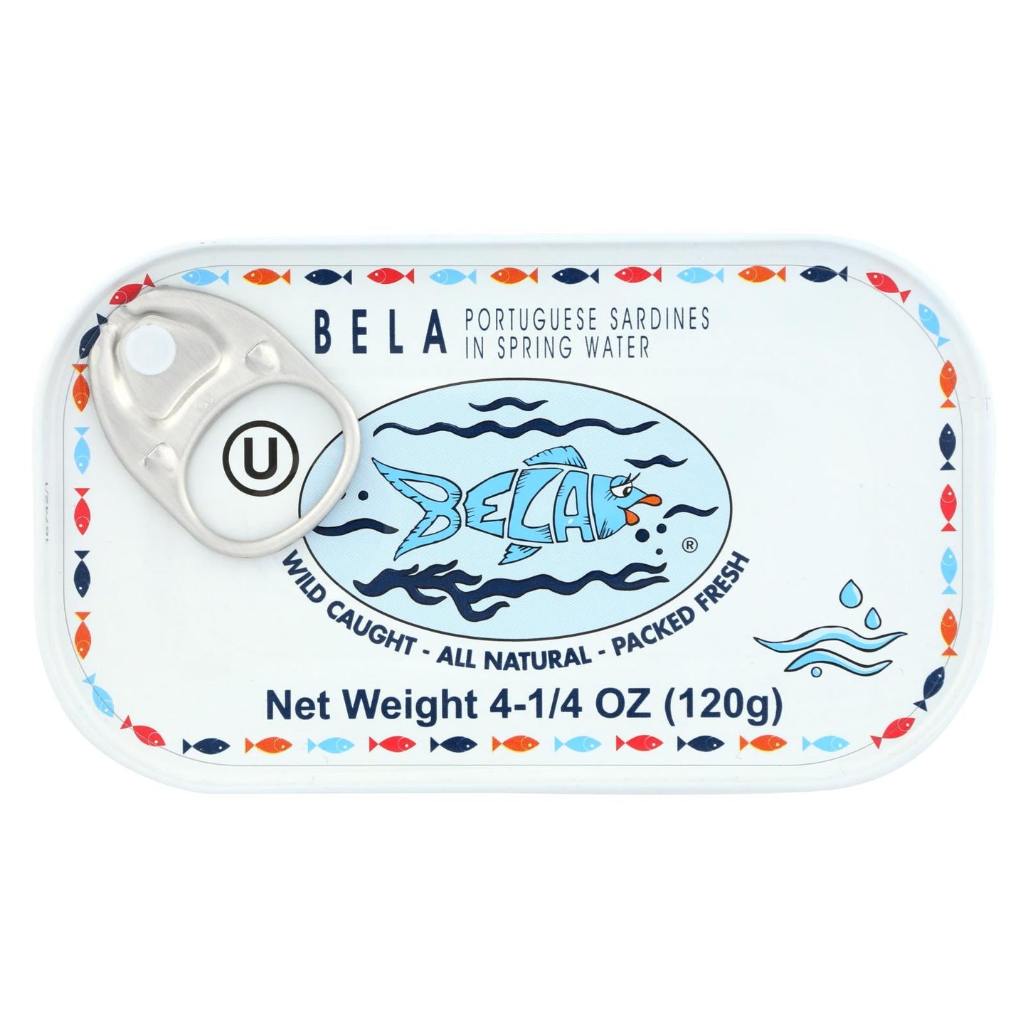 Bela Sardines, Spring Water, Pack of 12, 4.25 Oz. Each