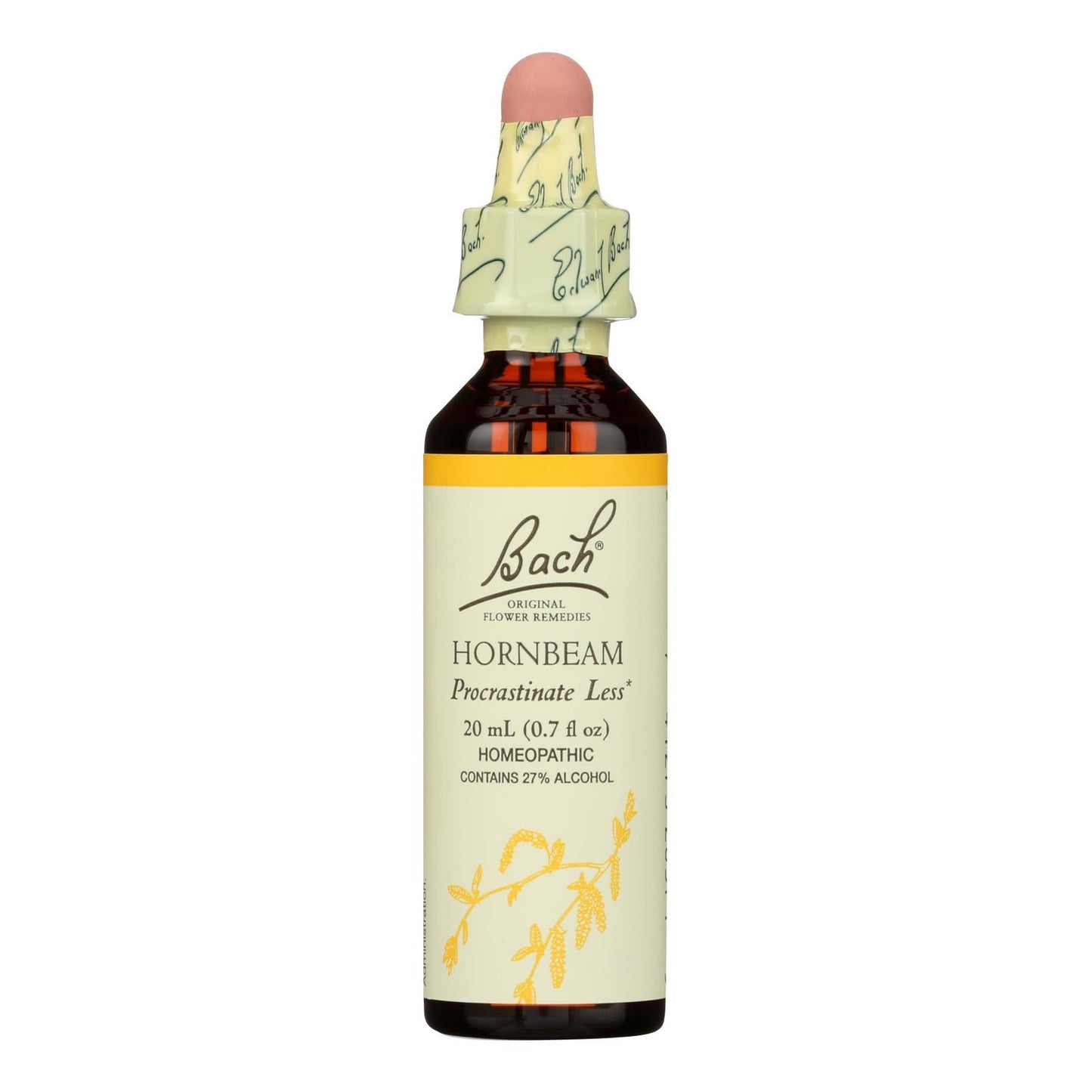 Bach Flower Remedies Essences Hornbeam Vitality Enhancer - 0.7 Fl Oz