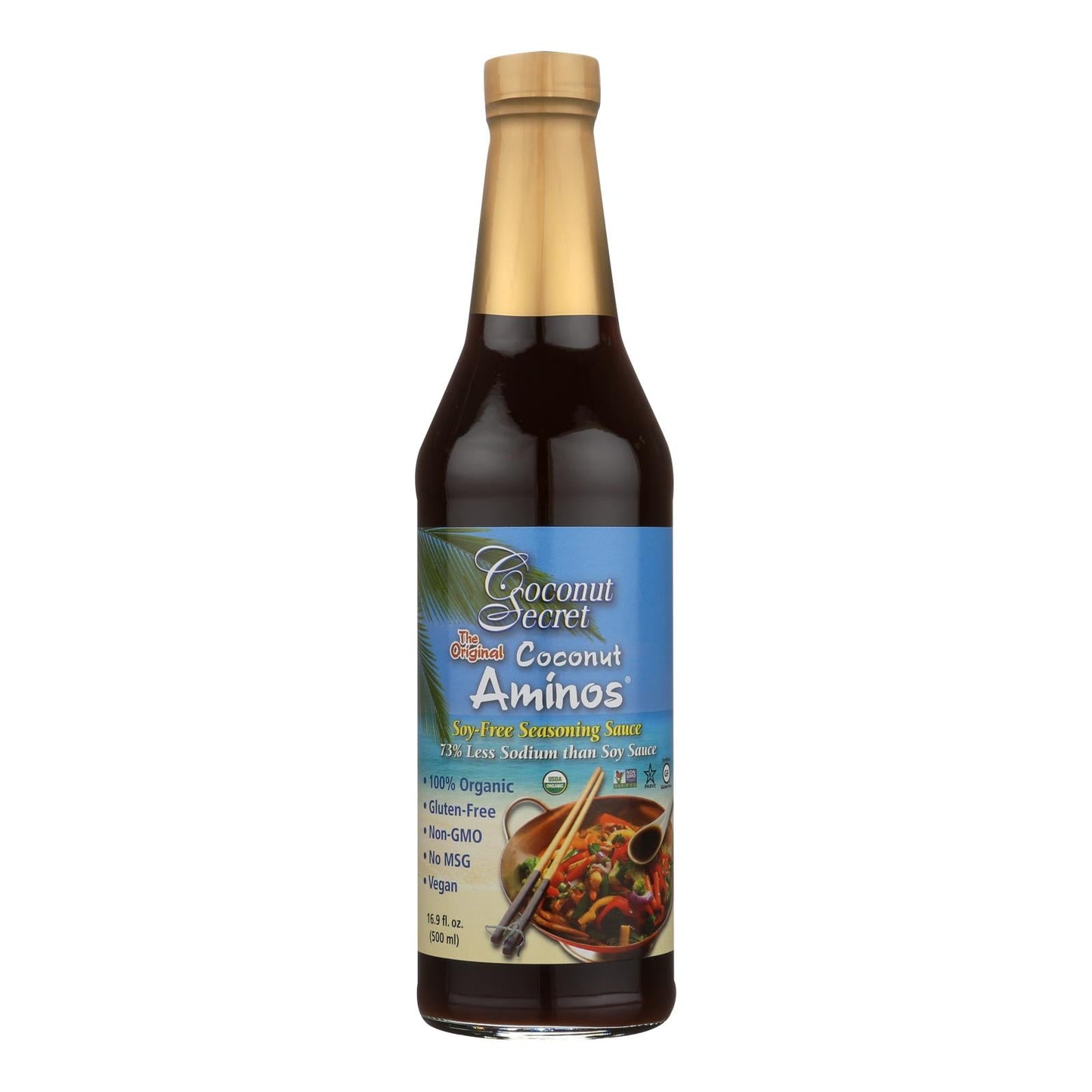 Coconut Secret Coconut Seasoning Sauce, 6 Pack, 16.9 Oz Bottles