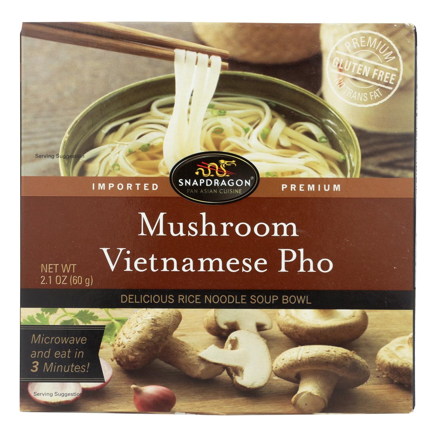 Snapdragon Mushroom Vietnamese Pho 2.1 Oz Pack of 6