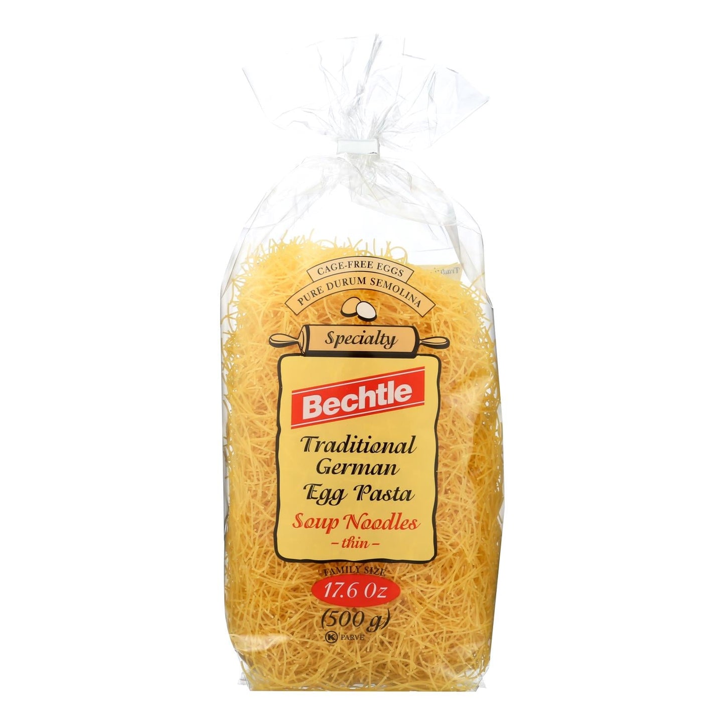 Bechtle Fine Egg Noodles - Pack of 12 - 17.6 Oz.