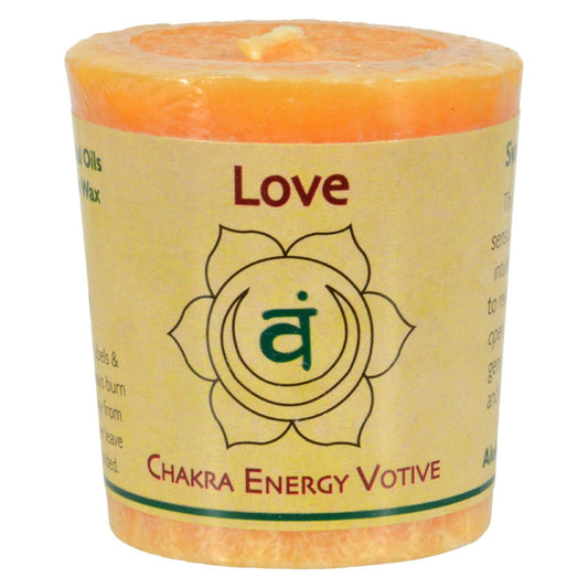 Aloha Bay Chakra Votive Candles for Love and Harmony (Pack of 12 - 2 Oz.)
