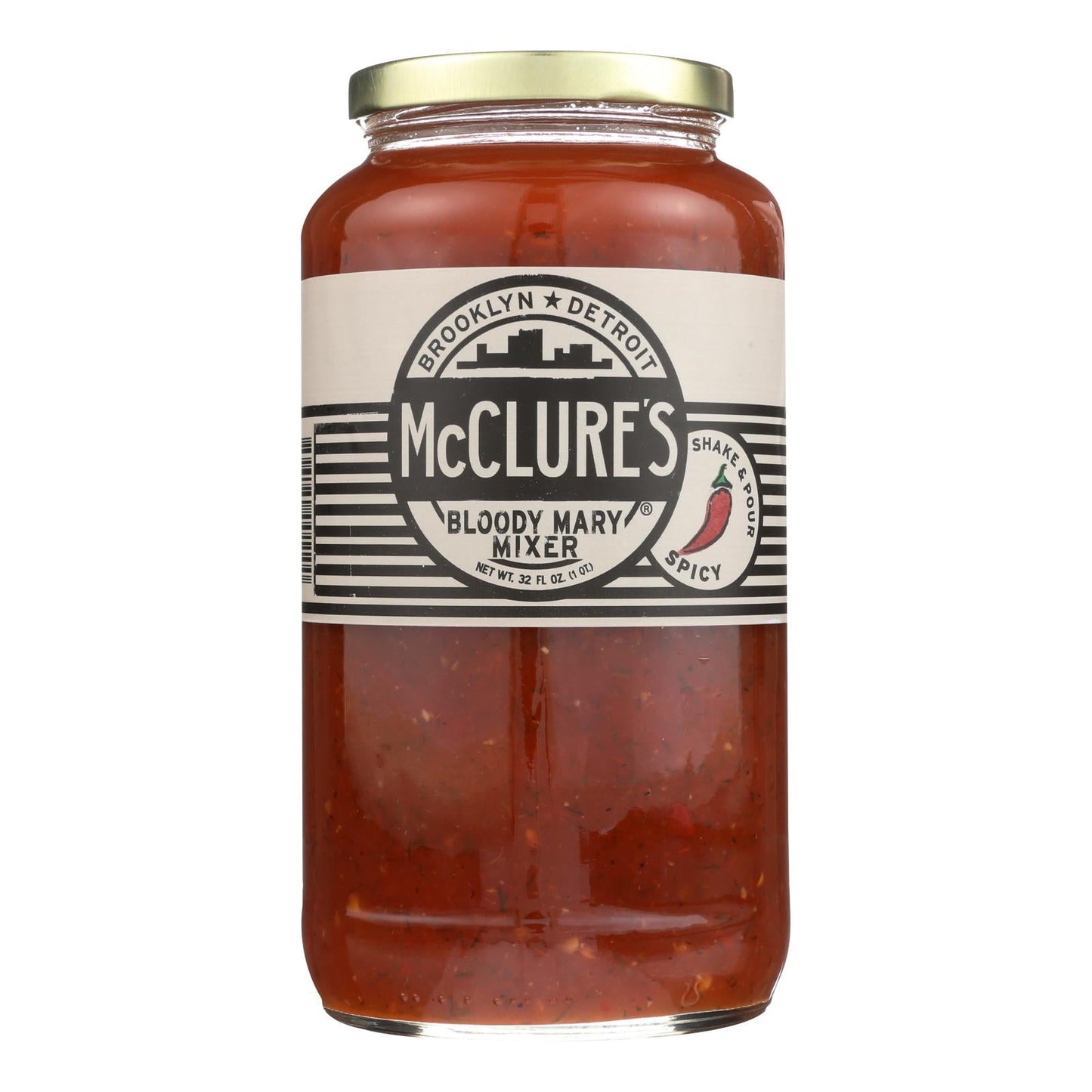 McClure's Pickles Bloody Mary Mixer, 6 Pack - 32 fl oz