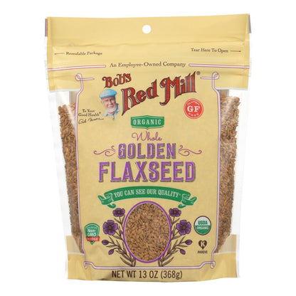 Bob's Red Mill Golden Flaxseeds, Case of 4, 13 oz.