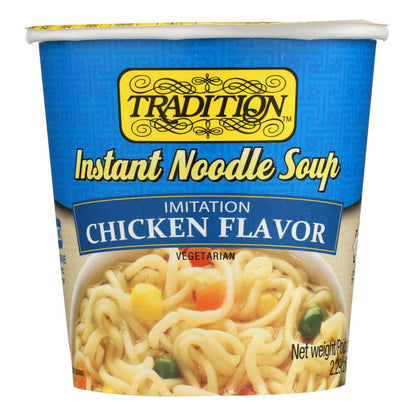 Tradition Foods Instant Chicken Noodle Soup, 12-pack, 2.29 Oz. Per Cup