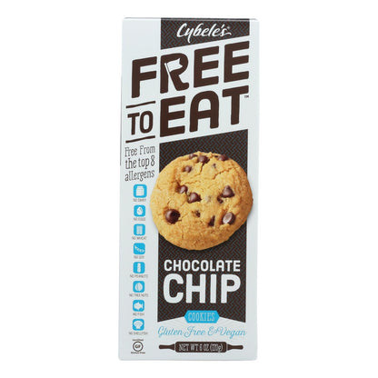 Cybel's Free-To-Eat Chocolate Chip Cookies, Temperature Controlled (Pack of 6) - 6 Oz.