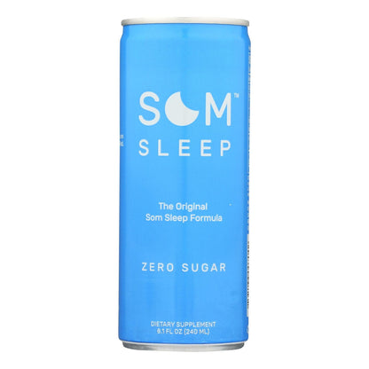 Som Sleep Original Zero Sugar  for Deep Sleep & Relaxation | Pack of 12 - 8.1 Fl Oz