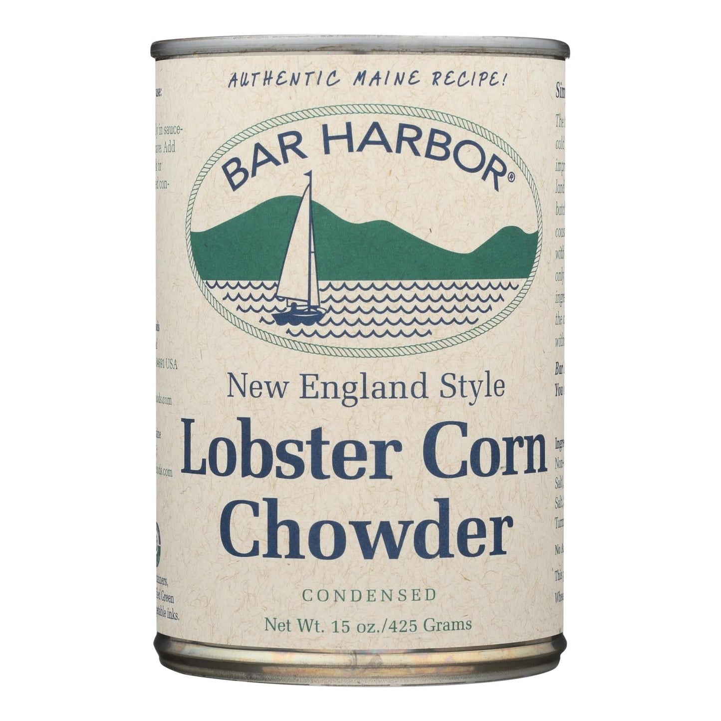 Bar Harbor Lobster Corn Chowder, 15 Oz. Pack of 6