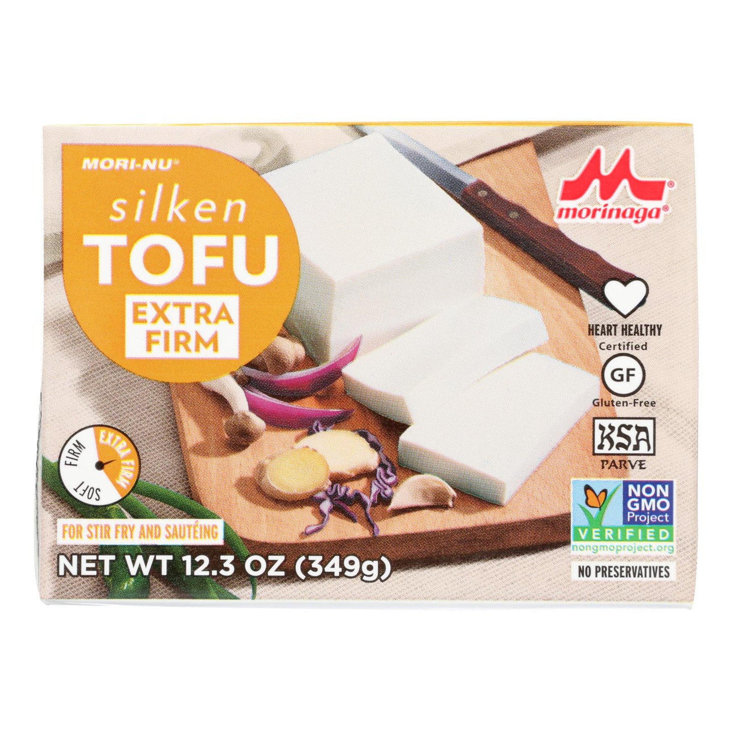 Mori-nu Silken Tofu, Extra Firm, 12 Pack of 12.3 Oz.